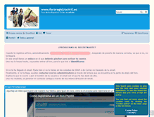 Tablet Screenshot of fororegistrocivil.es